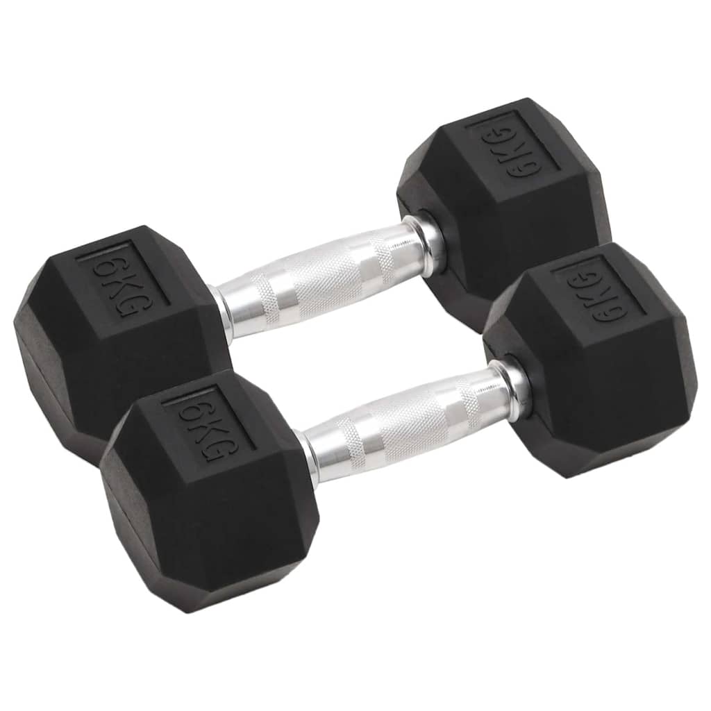 vidaXL Käsipainot 2 kpl 6 kg