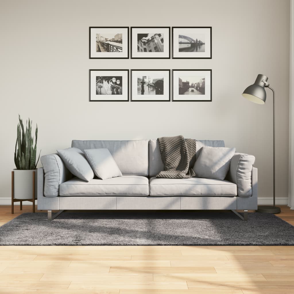 vidaXL Matto HUARTE antrasiitti 100x200 cm