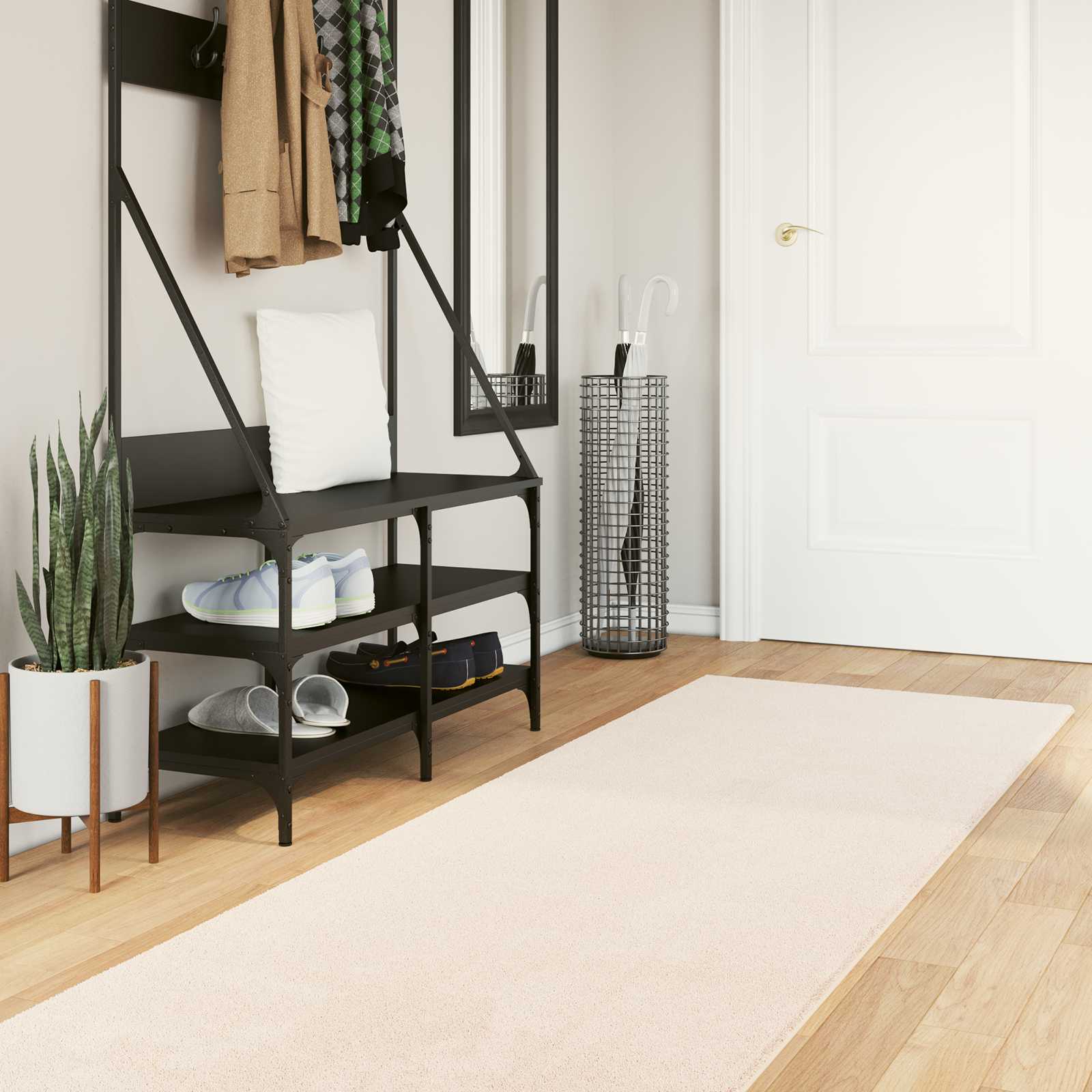 vidaXL Keskikorkea matto HUARTE Beige