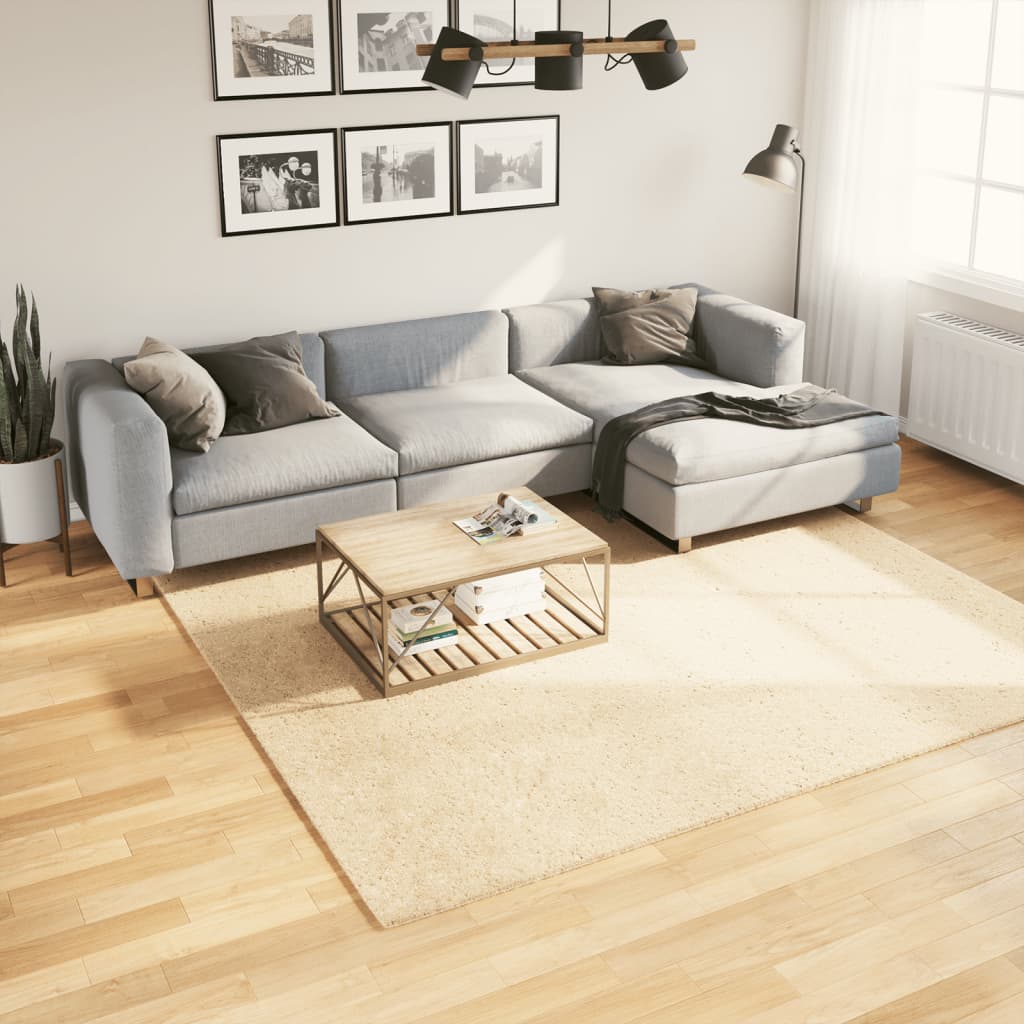 vidaXL Matto HUARTE kerma 240x240 cm
